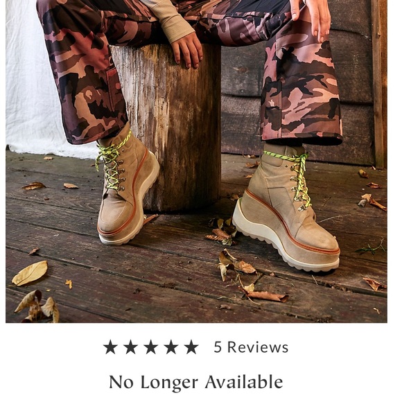 Free People Vegan Road Trip Platform Boot - Size 8 - Picture 4 of 8